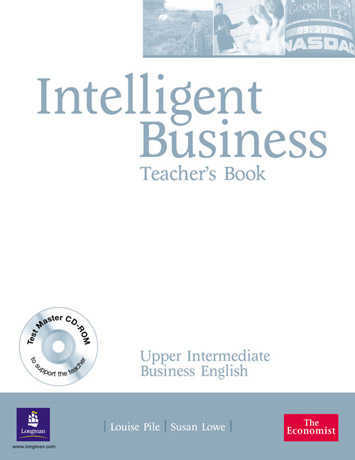 Intelligent Business Upper-Intermediate Teacher's Book with Test Master CD-Rom