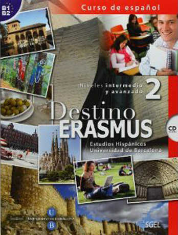 Destino Erasmus 2 (B1 - B2) Libro del alumno + ejercicios + CD Audio