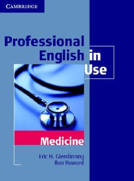 Professional English in Use Medicine Book with Answers  Professional English in Use Medicine Book with Answers