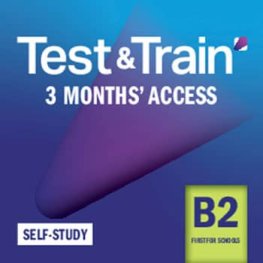 Test & Train - B2 First for Schools Self-Study Access Code (3 Month)