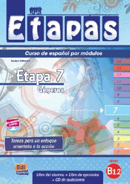 Etapas B1.2 Etapa 7 - Géneros Libro del alumno + Ejercicios + CD  Etapas B1.2 Etapa 7 - Géneros Libro del alumno + Ejercicios + CD