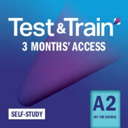 Test & Train - A2 Key for Schools Self-Study Access Code (3 Month)