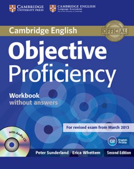 Objective Proficiency 2nd Edition Workbook without Answers with Audio CD  Objective Proficiency 2nd Edition Workbook without Answers with Audio CD