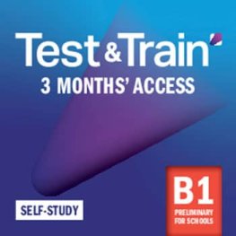 Test & Train - B1 Preliminary for Schools Self-Study Access Code (3 Month)