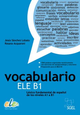 Vocabulario Ele B1 Libro