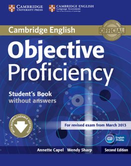 Objective Proficiency 2nd Edition Student's Book without Answers with Downloadable Software  Objective Proficiency 2nd Edition Student's Book without Answers with Downloadable Software