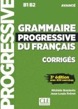 Grammaire Progressive du Français Avancé 3e édition Corrigés