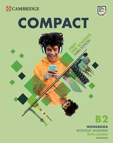 Compact First for Schools 3rd Edition Workbook without Answers with eBook