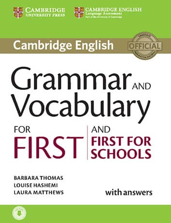 Grammar and Vocabulary for First and First for Schools Book with Answers and Audio Download