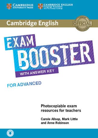 Exam Booster for Advanced Teacher's Book with Answer Key with Audio Download with Photocopiable Exam Resources for Teachers - Cliquez sur l'image pour la fermer