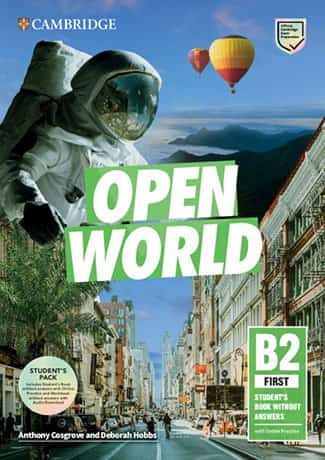 Open World First B2 Student's Book Pack (Student’s Book without Answers with Online Practice and Workbook without Answers with Audio Download) - Cliquez sur l'image pour la fermer