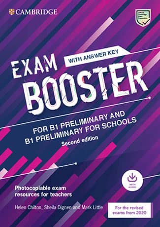 Exam Booster for B1 Preliminary and B1 Preliminary for Schools 2nd Edition Teacher's Book with Answer Key with Audio Download with Photocopiable Exam Resources for Teachers - Cliquez sur l'image pour la fermer