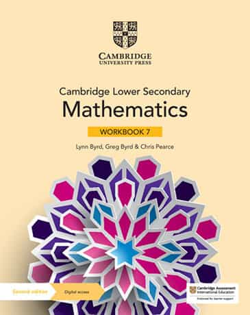 Cambridge Lower Secondary Mathematics Stage 7 Workbook with Digital Access - Cliquez sur l'image pour la fermer