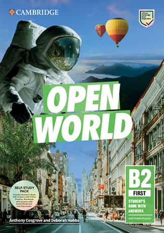 Open World First B2 Self Study Pack (Student’s Book with Answers with Online Practice and Workbook with Answers with Audio Download) - Cliquez sur l'image pour la fermer