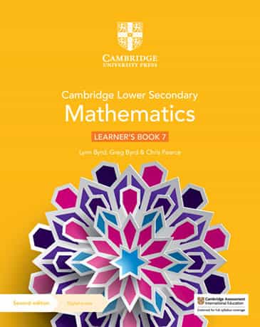 Cambridge Lower Secondary Mathematics Stage 7 Learner's Book with Digital Access