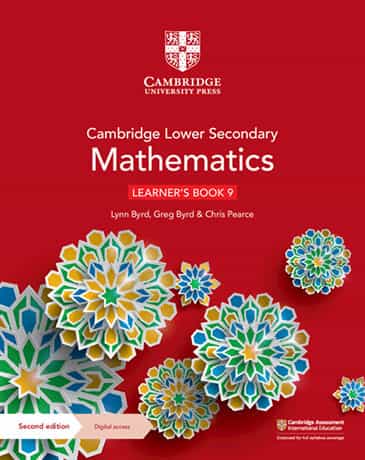 Cambridge Lower Secondary Mathematics Stage 9 Learner's Book with Digital Access