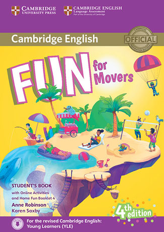Fun for Movers 4th Edition Student's Book with Online Activities with Audio and Home Fun Booklet