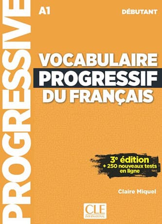 Vocabulaire Progressif du Français Débutant 3e édition Livre + CD Audio + Appli-web
