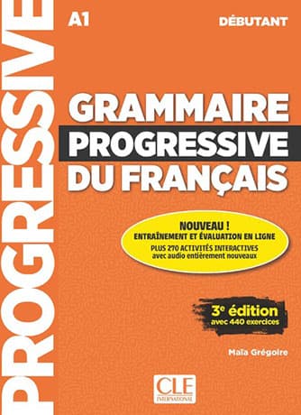 Grammaire Progressive du Français Débutant 3e édition Livre + CD Audio + Appli-web