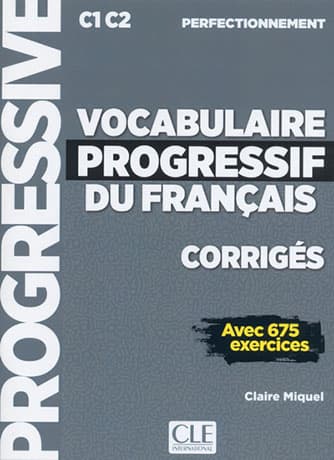 Vocabulaire Progressif du Français Perfectionnement Corrigés - Cliquez sur l'image pour la fermer