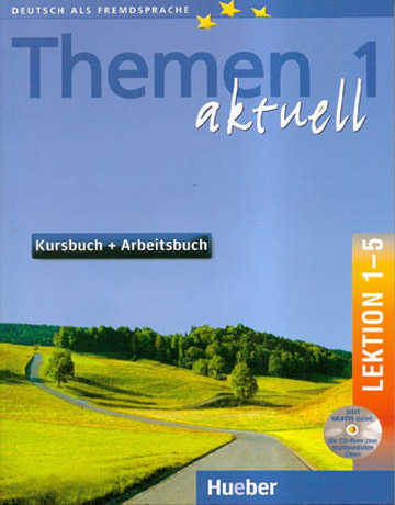 Themen Aktuell 1 (A1) Lektionen 1-5 Kursbuch und Arbeitsbuch mit CD Audio und CD-Rom