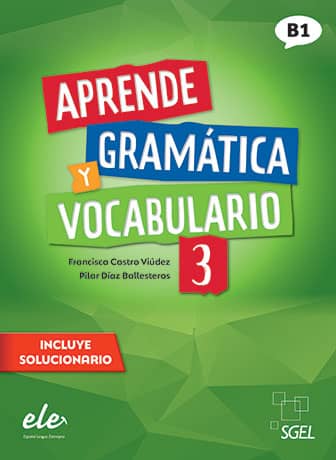 Aprende gramática y vocabulario 3 Nueva edición Libro - Cliquez sur l'image pour la fermer