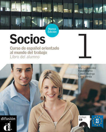 Socios 1 (A1-A2) Nueva edicion Libro del Alumno + MP3 descargable - Cliquez sur l'image pour la fermer