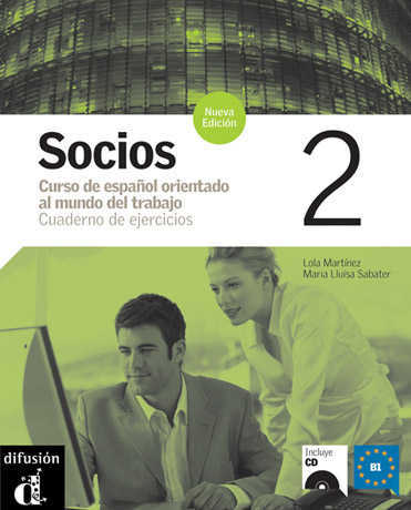 Socios 2 (B1) Nueva edicion Cuaderno de ejercicios + CD Audio - Cliquez sur l'image pour la fermer