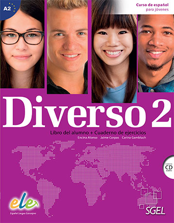 Diverso 2 (A2) Libro del alumno + Cuaderno de ejercicios + CD MP3