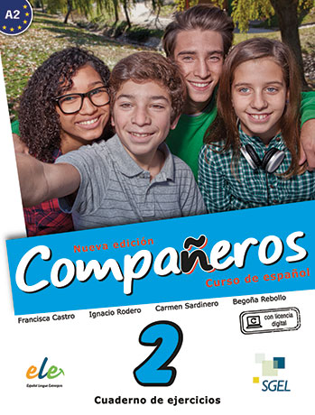 Compañeros Nueva Edición 2 (A2) Cuaderno de ejercicios + licencia digital - Cliquez sur l'image pour la fermer