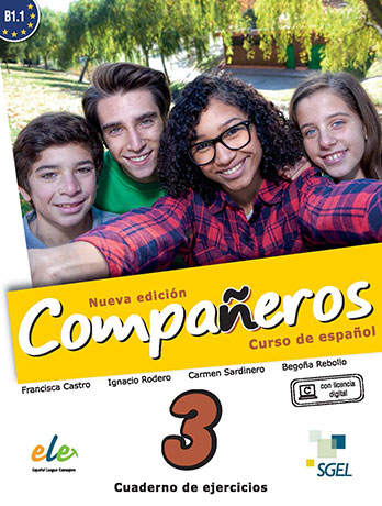 Compañeros Nueva Edición 3 (B1.1) Cuaderno de ejercicios + licencia digital - Cliquez sur l'image pour la fermer