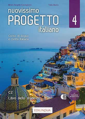 Nuovissimo Progetto italiano 4 Libro dello studente + tracce Audio